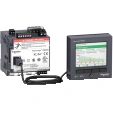 PowerLogic PM8000 - PM8214 LV DC - DIN rail mount meter + Remote display - int.